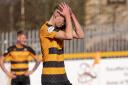 HARD LOSS: Alloa lost out to Queen of the South on Saturday. Picture by Scott Barron