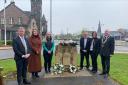 REMEMBRANCE: From left to right, Keith Brown, Nikki Bridle, Lisa Adamson, Kevin McIntyre, Seonaid Scott and Provost Donald Balsillie attended the memorial.