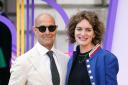 Stanley Tucci and Felicity Blunt attending the Royal Academy of Arts Summer Exhibition Preview Party held at Burlington House, London (Ian West/PA)