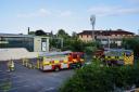 NOT A FALSE ALARM: Firefigthers attended the former Alloa Leisure Bowl last May following a fire but many false alarms remain -  Picture courtesy of Euan Love/@Euans_EP