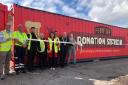 DROP-OFF: A furniture donation station has been launched at Forthbank Recycling Centre. Picture provided by ACE Alloa.
