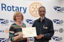 WINNERS: Alloa Rotary Club received the two certificates.