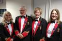 HONOUR: The Clackmannan quartet have received lifetime memberships for their service.