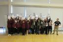 WINNERS: The Alloa Academy pupils were presented with Saltire Awards.