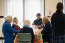 LUNCH CLUB: Pupils from Dollar Academy catered for the elderly.