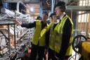 FUTURE WORKFORCE: Pupils from Alva Academy recently had the chance to tour the O-I plant in Alloa