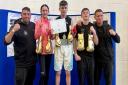 William Boyle, Eva Hynd and Leon Hutchison won gold at the Golden Gloves