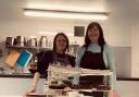 Drea (left) and Janette have been overwhelmed by the response to the first year of the Civic Centre cafe