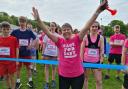 Cancer survivor Samantha Currie who was vip starter at Race for Life Stirling