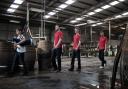 TRUSSING THE COOPER: The centuries old initiation ritual is well and alive at Speyside Cooperage in Tullibody