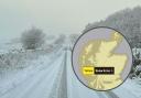 A yellow weather warning for snow and ice has been issued covering Clackmannanshire and much of the rest of Scotland.