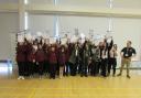 WINNERS: The Alloa Academy pupils were presented with Saltire Awards.