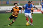 Alloa ran out winners against Cowdenbeath on Saturday. Picture by David Wardle
