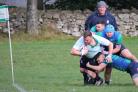 Hillfoots first XV secured a hard-fought victory against Aberdeen Wanderers