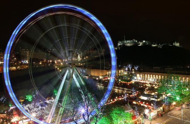 Edinburgh's famous Christmas markets will start in November this year