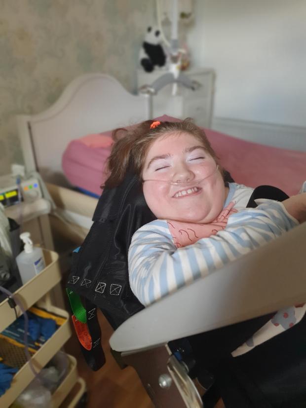 Alloa and Hillfoots Advertiser: Freya, 12, lives with severe cerebral palsy and requires a range of equipment and more to keep her comfortable and as part of health interventions