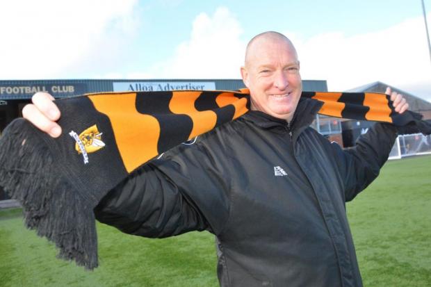 Rice made no secret of how much he has enjoyed his time with Alloa weeks before signing a contract extension. Photo by Jan van der Merwe