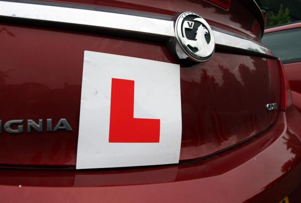Alloa and Hillfoots Advertiser: A car with a Learner sticker. Credit: PA