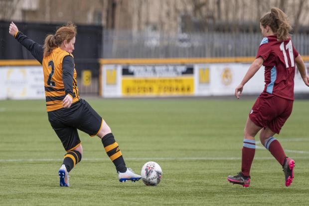 Lifelong Alloa fan McGuigan is loving her time with the Wasps. Photo by Scott Barron Photography
