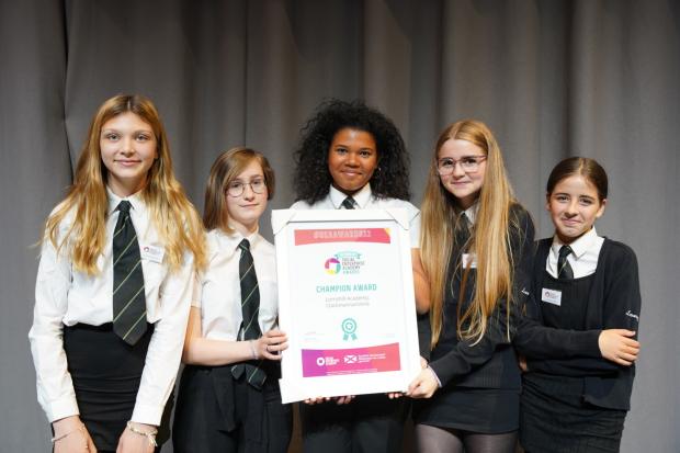 AWARD: Lornshill Academy and its Citizenship Café were recognised last week