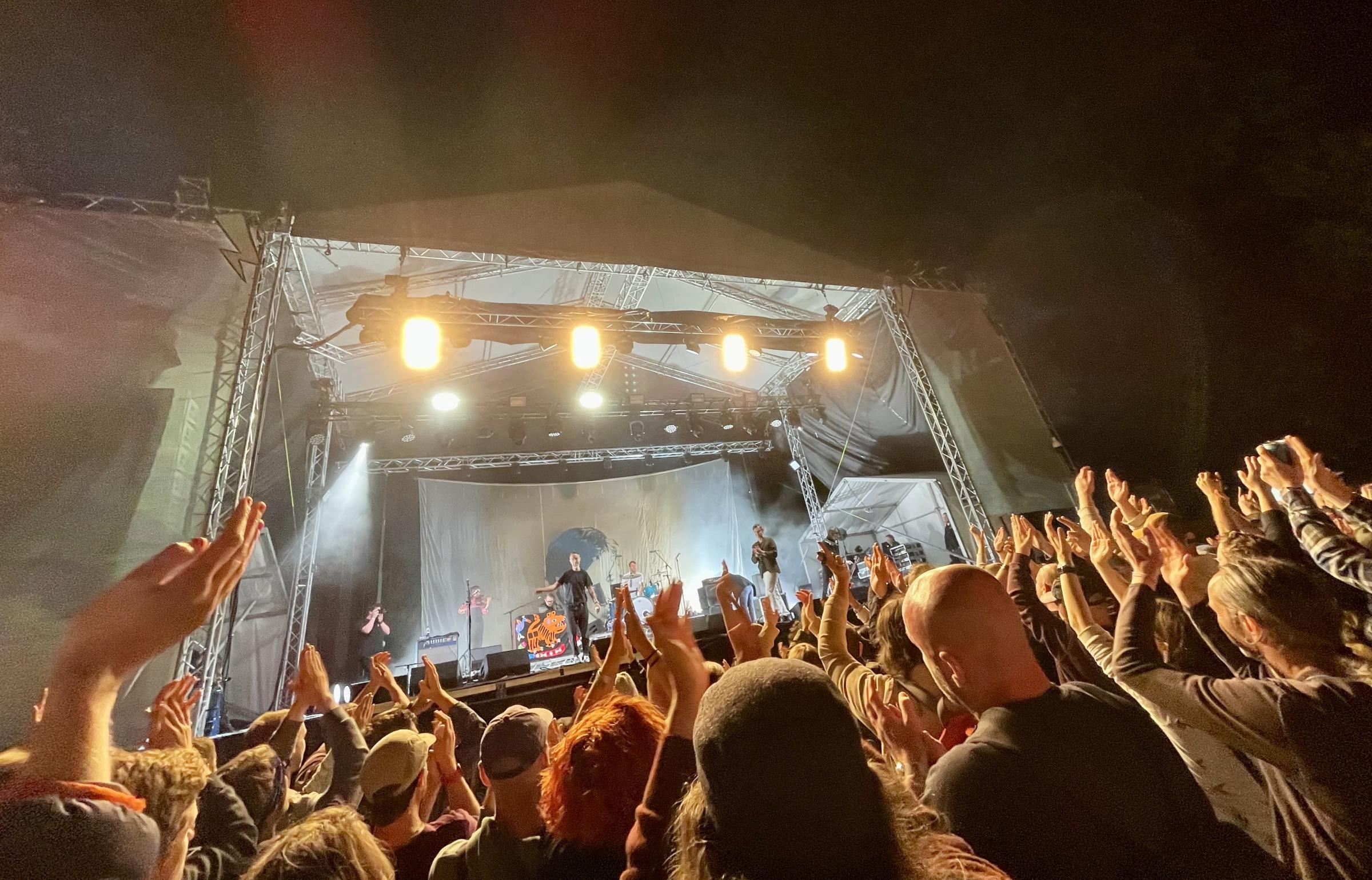 Idlewild drew a huge crowd at Conect Festival. Picture by Iain Smith/The Weekender