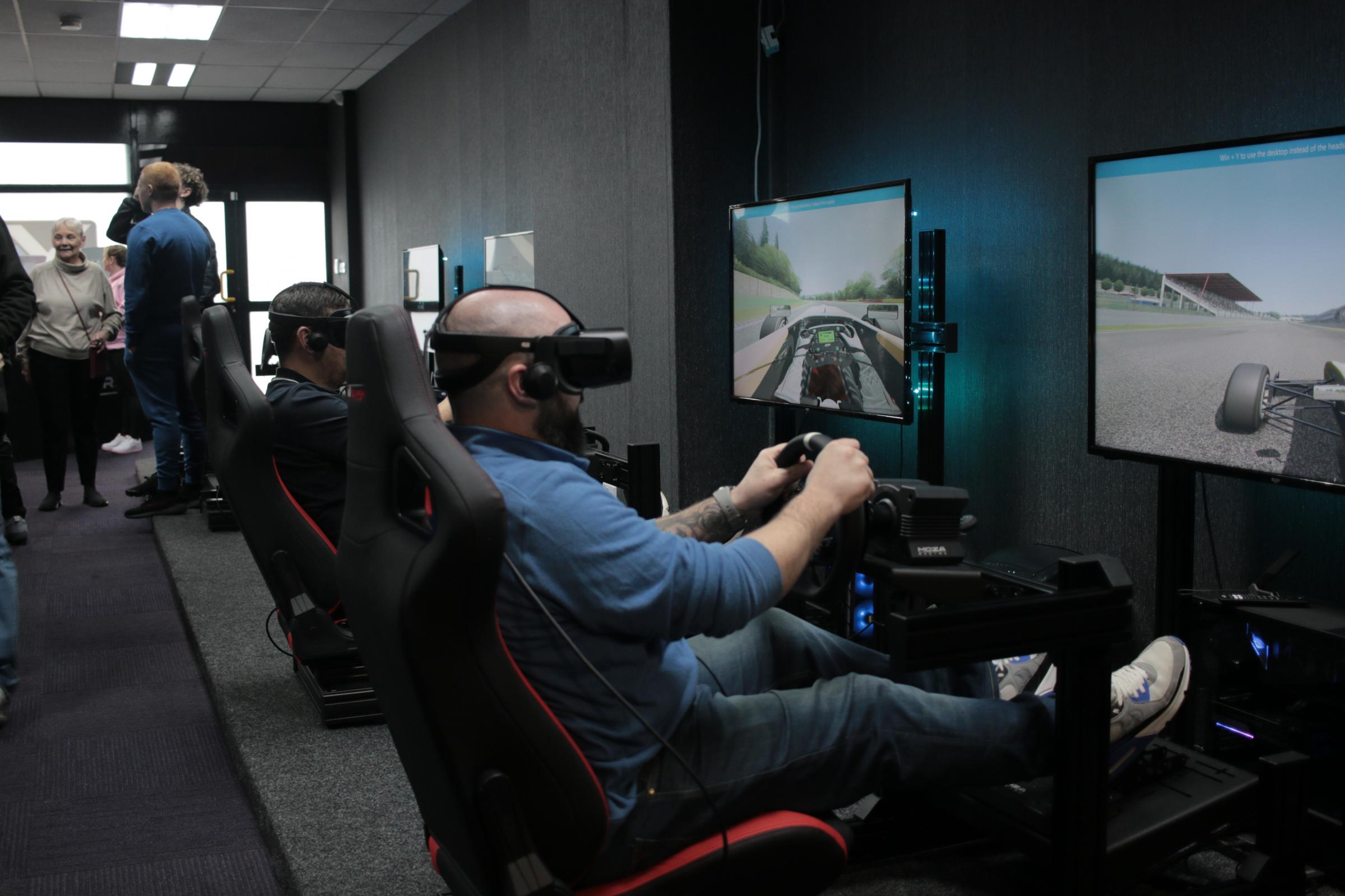 VR EXPERIENCE: VR Race Grid opened in Falkirk at the weekend