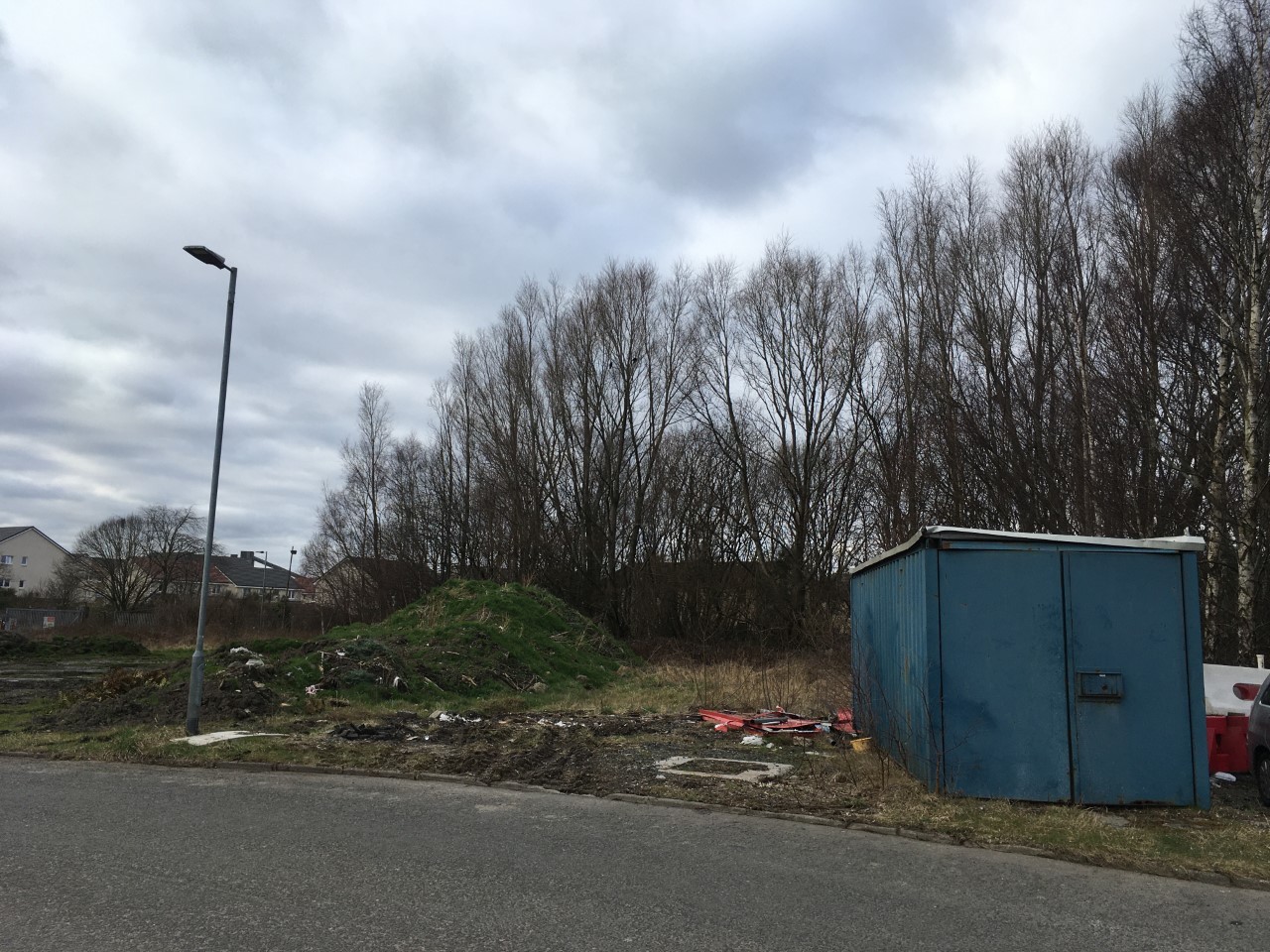 LIVING LAB: The derelict land next to Forthbank Recycling Centre is set to be transformed into a community-led food growing project.