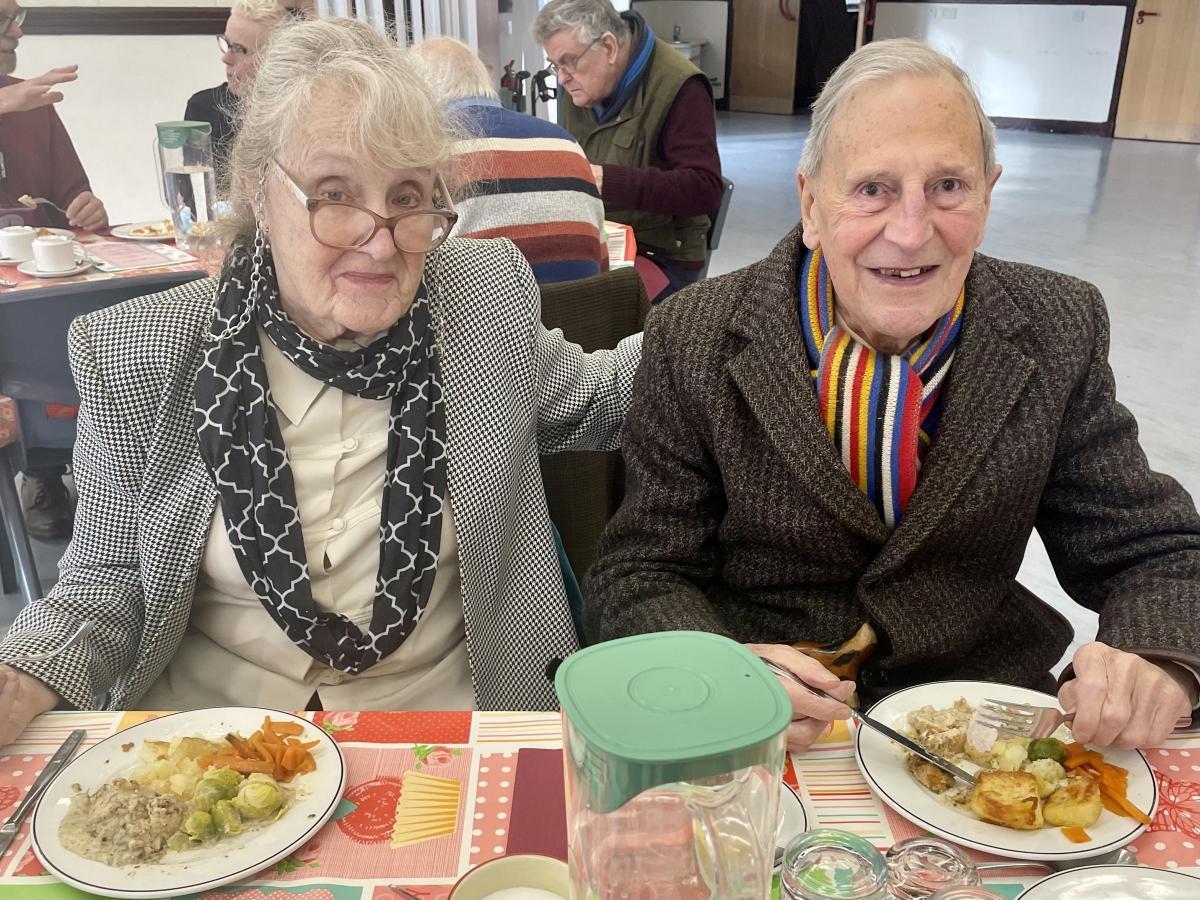 SOCIAL AND LUNCH: The club has been a real lifeline for seniors in the area
