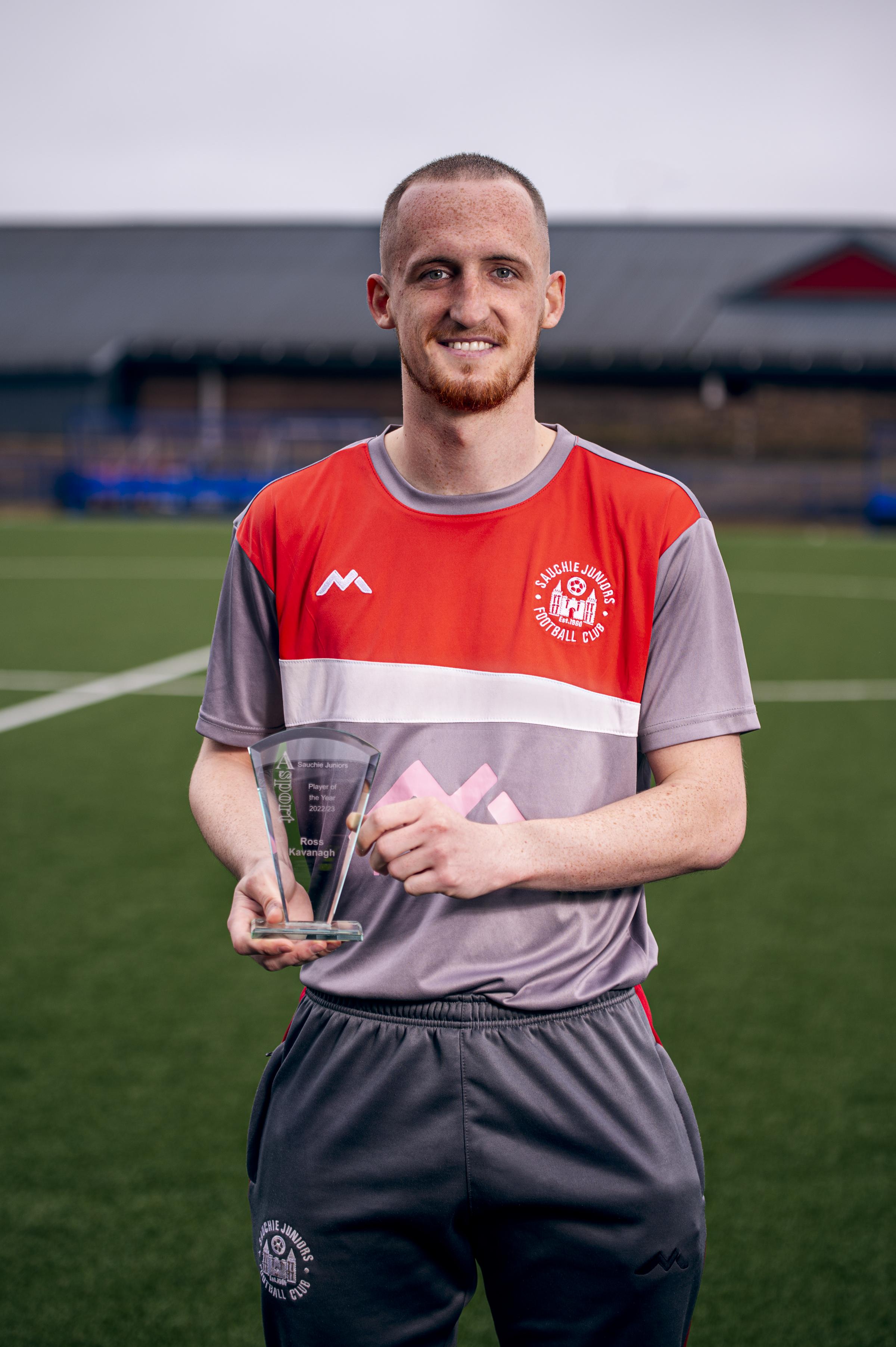 PLAYER OF THE YEAR: Ross Kavanagh scored 41 goals in all competitions this season for Sauchie. Pictures by Scott Barron Photography.
