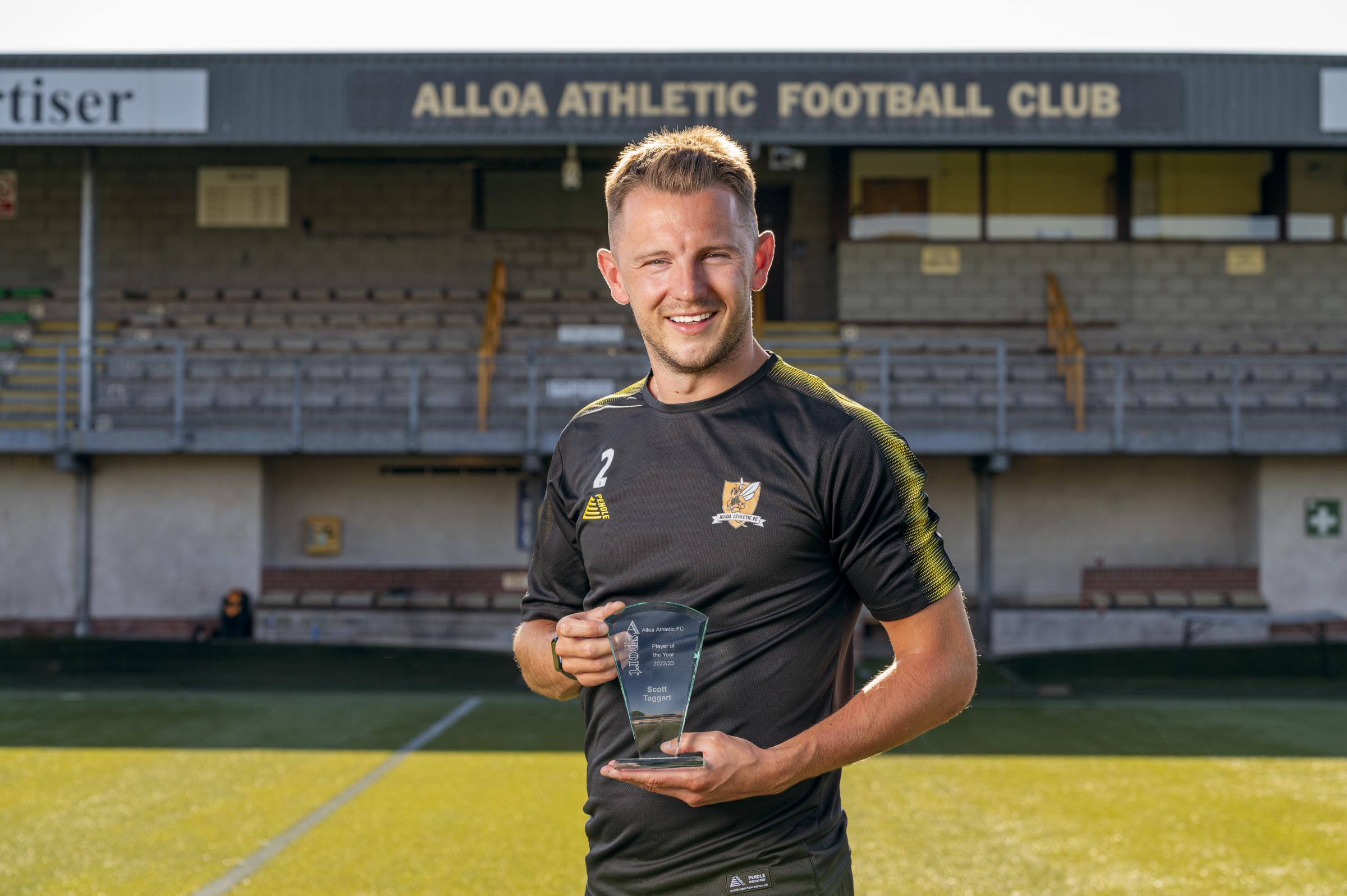 Alloa's Scott Taggart wins Advertiser Sport Player of the Year