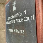 DISTURBANCES: The accused admitted both charges when he appeared at Alloa Sheriff Court last week
