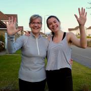 Helen Laing and daughter Sarah have been running 5km a day throughout March
