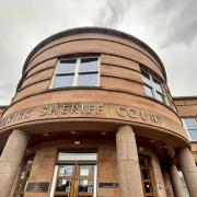 DISGRACEFUL: Hendry was sentenced for the shocking unprovoked assault on the 80-year-old at Falkirk Sheriff Court last week