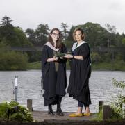 DOUBLE DEGREE TROUBLE: Daughter and mum Hannah and Vicki Lawlor are both set to graduate from the University of Stirling this week