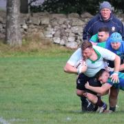 Hillfoots first XV secured a hard-fought victory against Aberdeen Wanderers