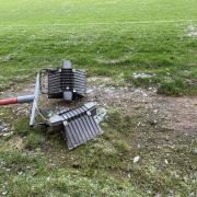 Damage caused by Storm Arwen has resulted in the club having to purchase temporary lighting