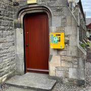 LIFESAVING: Two more defibrillators have been installed in Menstrie - Picture courtesy of Menstrie Community Council