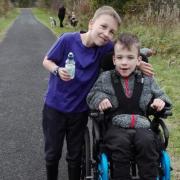 CALL: Calls are being made for a hydropool that could benefit young people like Cooper Keen, pictured with twin brother Lucas
