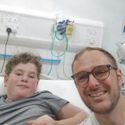 SUPPORT: Daniel and Zak have been blown away by the generosity of colleagues