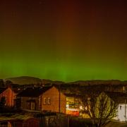 LIGHT SHOW: The Northern Lights were captures in Alloa last night.