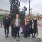 DELEGATION: The group from Norway visited Alloa to learn more about the Place Standard Tool in practice. Pictures provided by Public Health Scotland.