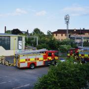 NOT A FALSE ALARM: Firefigthers attended the former Alloa Leisure Bowl last May following a fire but many false alarms remain -  Picture courtesy of Euan Love/@Euans_EP