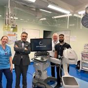 C-ARMS: The new X-ray machines will free up radiographers and drive down waiting times at NHS Forth Valley. Picture provided by NHS Forth Valley.
