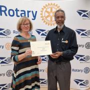WINNERS: Alloa Rotary Club received the two certificates.
