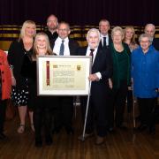 HONOUR: Derek Stewart was awarded the Freedom of Clackmannanshire.