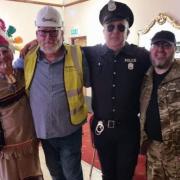 YMCA: The Not So Village People entertained partygoers at the rock night.