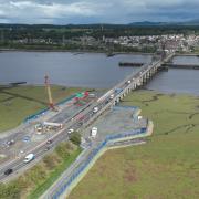 CLOSED: The Kincardine Bridge will be shut to traffic while the temporary bridge is closed.