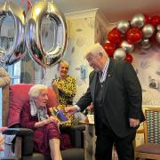 CENTENARIAN: Jeannie Houston celebrated her 100th birthday.