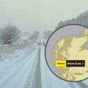 A yellow weather warning for snow and ice has been issued covering Clackmannanshire and much of the rest of Scotland.