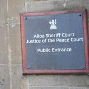 The case was called at Alloa Sheriff Court.
